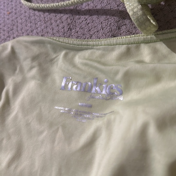 Frankie’s Triangle Bikini Neon Yellow - Picture 7 of 7